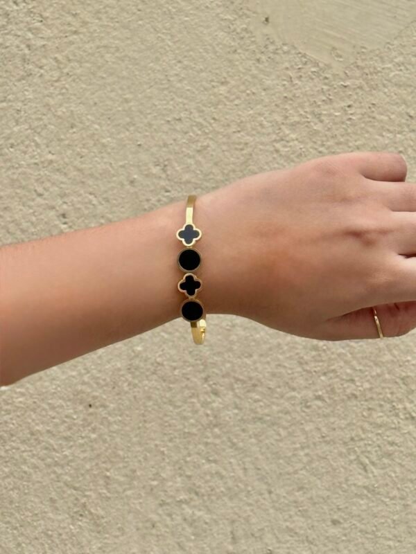 Van Cleef Solid Bracelet : Golden - Image 2