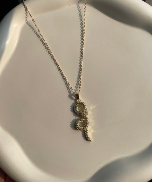 Infinity Snake Crystal Necklace