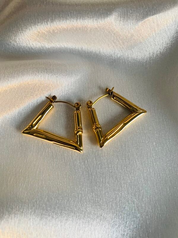 Golden Luxe Tilt Earring