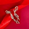 Butterfly silver earrings