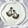 Turquoise Black Bird Earrings