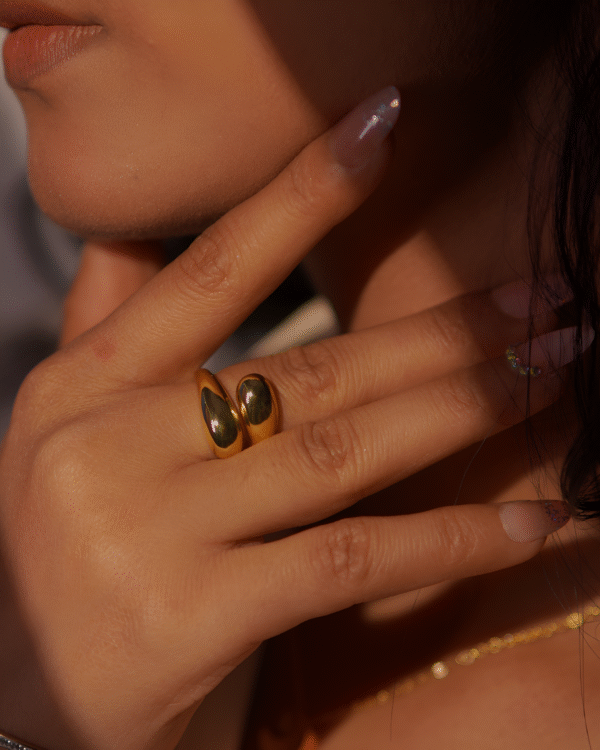 Nova Bold Adjustable Gold Ring
