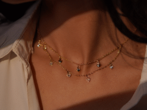 Myra Sleek double layred choker