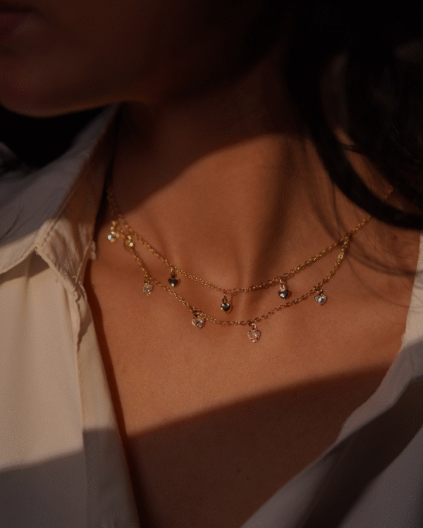Myra Sleek double layred choker