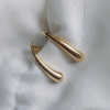 Golden curve Earrings