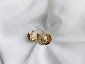 Golden Swirl Studs