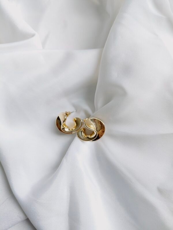 Golden Swirl Studs