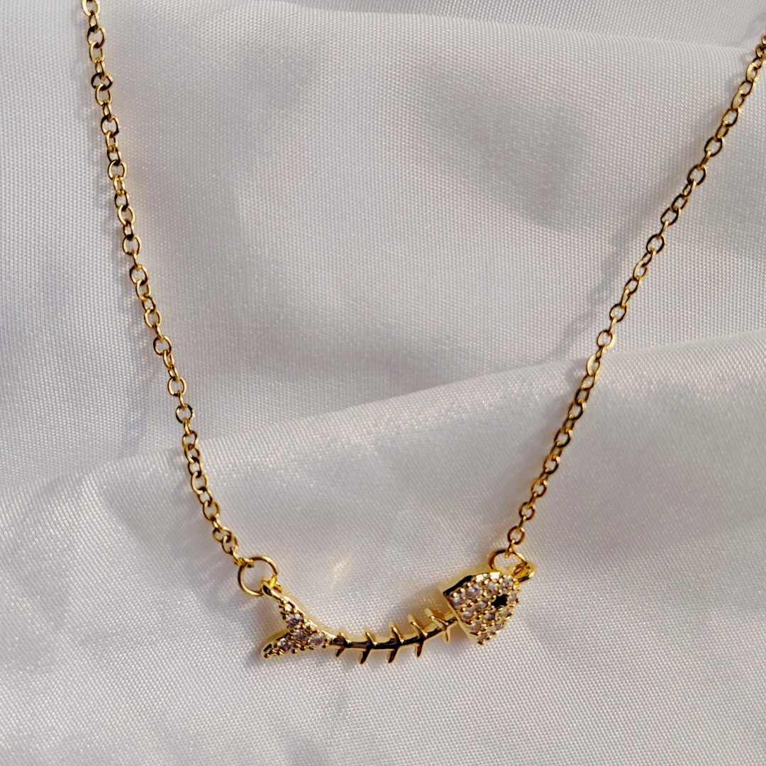 Aqua Bones Necklace - Image 3